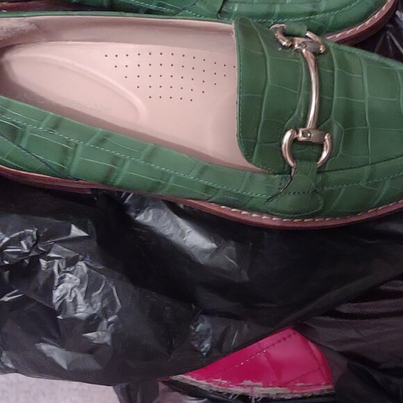 Green Antonio Melani Loafers - Picture 3 of 5